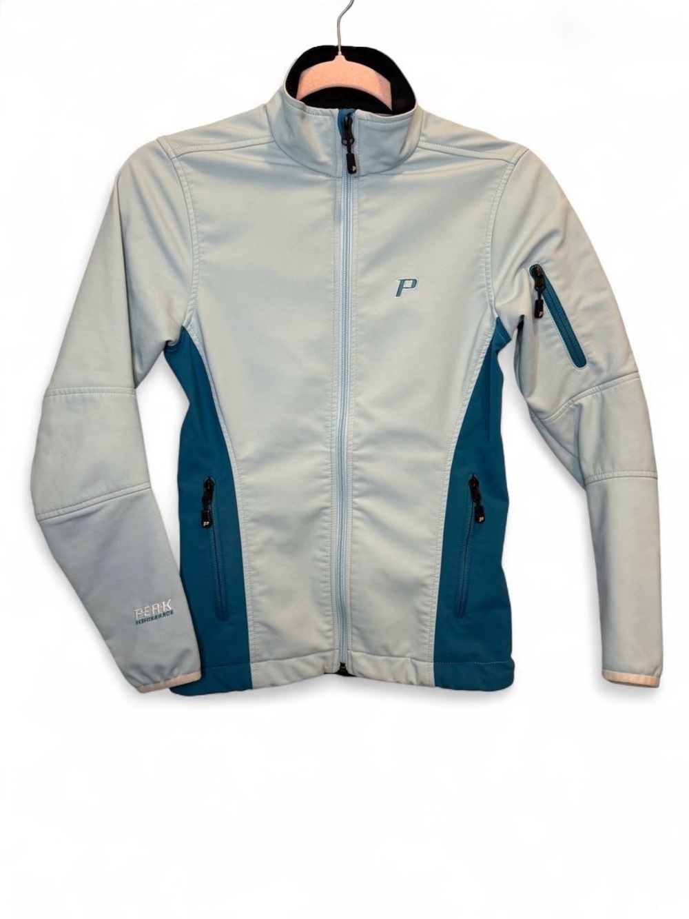 Peak Performance W Dynamic J Softshell Jacket XS Teal Blue Swedish Mountain Gear